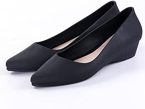 Женски чевли лето цврста боја обична желе чевли мода не-лизгање меки долниот дел од петички клинови сандали