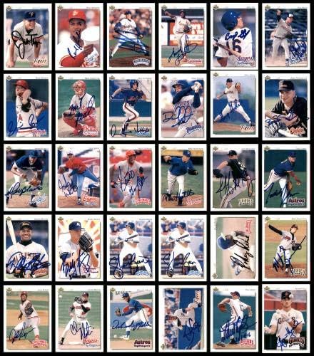 1992 Горна палуба Мала лига Бејзбол Автограмирана картичка многу од 123 SKU 185572 - МЛБ автограмирани безбол картички