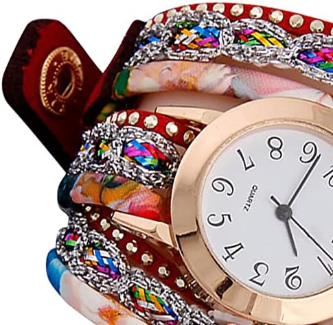 Каситуни Егзотична нараквица гледај декоративни убави изглед мулти слоеви кварц часовник за секојдневен живот