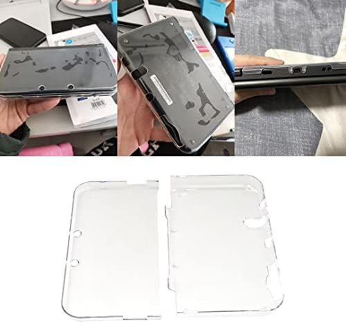 3DS XL/3DS LL Clear Crystal Protect Thard Shell Shell Cass Cast Cover for New Nintendo 3DS XL, кристално чист случај компатибилен