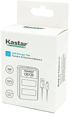 Kastar 4-пакет VW-VBG130 Батерија и LED2 USB полнач компатибилен со Panasonic HDC-HS100 HDC-HS100GK HDC-HS200 HDC-HS250 HDC-HS250K HDC-HS300 HDC-HS300K HDC-HS300P HDC-HS300PC HDC-HS350 Камеј
