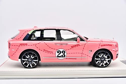 Возила на модел на скала Apliqe за Rolls-Royce Cullinan Resin Limited Scale Scale Car Collection Ornaments 1:18 Модел на возила