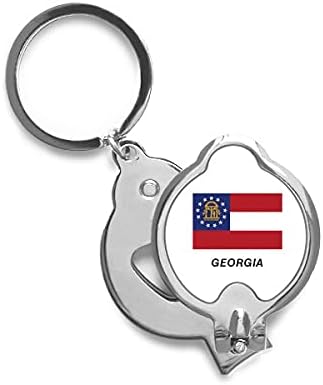 Американско Државно Знаме Контура Грузија Прст Ножици Ножици Нерѓосувачки Челик Машина