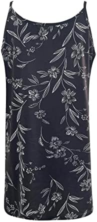 Лето цветни камизолни резервоари врвови секси v вратот шпагети лента ками кошули фустани случајни лабави вклопени тунични маички