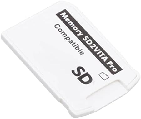 Адаптер за слот за мемориски картички за ABS ABS, мал издржлив адаптер за бела мемориска картичка за мемориска картичка за конзола за игри
