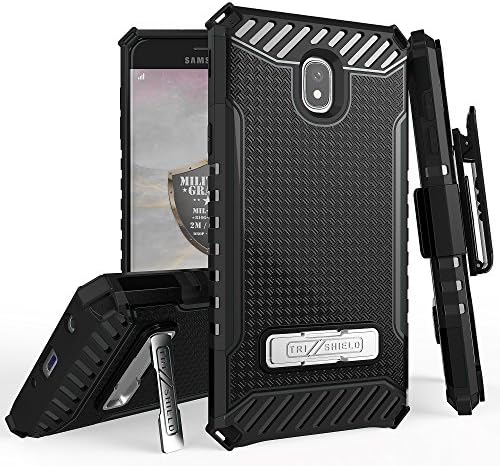 Надвор од сериите на ќелијата Trishield серија со груб тешки телефонски корица компатибилен со Galaxy J7 2018 Case/ J7 Star/ J7 Aero/