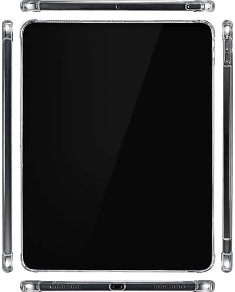 Chanit Clear Tablet Case компатибилен со iPad 10.2in - Официјално лиценциран НФЛ Мајами делфини потресени- Аква дизајн