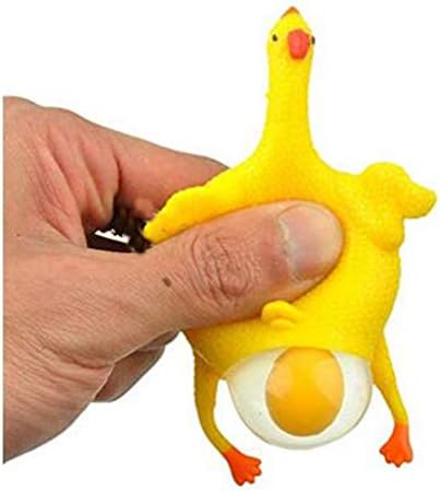 Yoyostore 16cm Смешно спуштени играчки за пилешко и јајца од стрес