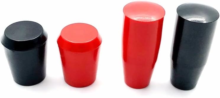5 парчиња црна црвена црвена бакелит копчиња со долг ракав M6 M8 M10 M12 Нишка пластична рачка на раката -