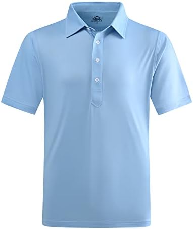 Деолакс масти кошули цврста боја фустан јака машки поло маици кратки ракави тенок вклопувачки машки голф кошула