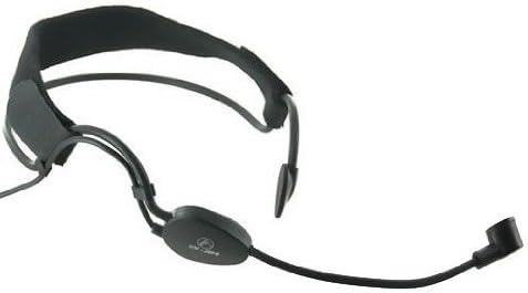 Microphone на слушалките за глава на главата AV-Jefes CM518LS со конектор за завртки за заклучување од 3,5 мм
