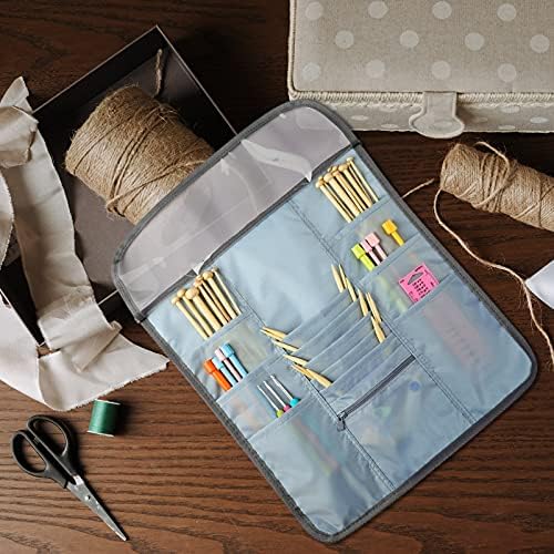 Здрава Торба За Складирање Чанта за Стрижење 1 парчиња Игли За Плетење Организатор Игли За Капчиња Торба Капчиња Куки Торбичка Торбичка