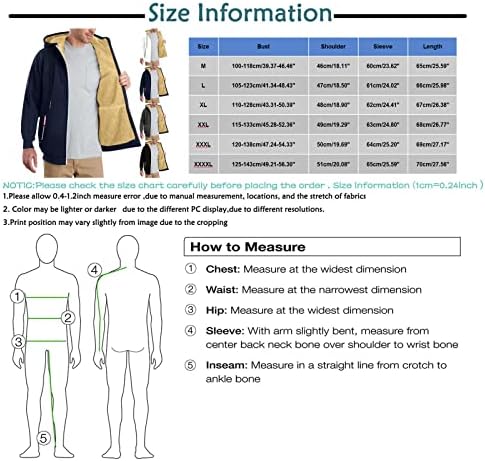 ADSSDQ јакни за мажи, плус големина Основна јакна за пешачење Менс Фестивал со долги ракави со долги ракави, палта се вклопуваат меки целосни