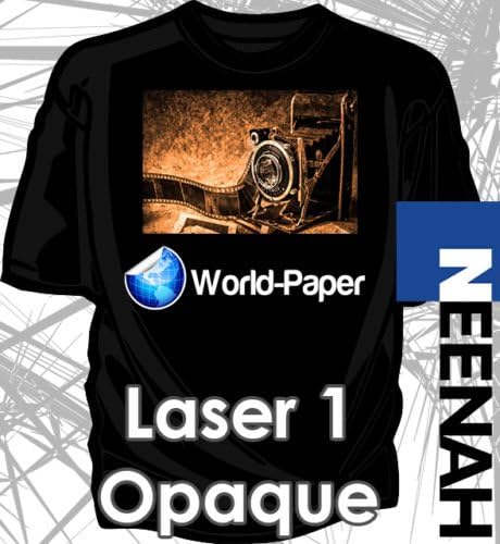 Хартија за трансфер на ласер за темна ткаенина: Ненах „Ласер 1 непроaирен“ 25pk :)