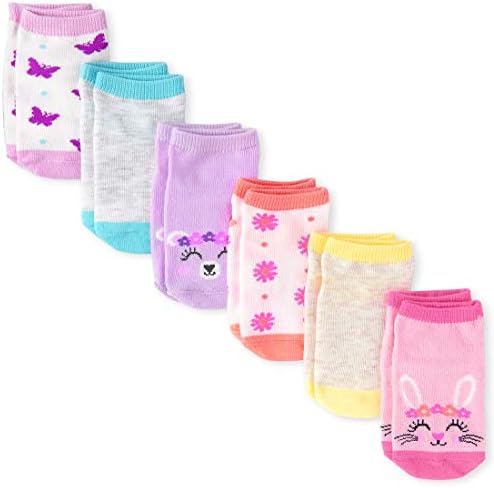 Детско место бебешки девојки чорапи со 6 пакувања