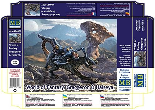 Masterbox World of Fantasy Graggeron & Halseya 1/24 Master Box 24007 NEW Model