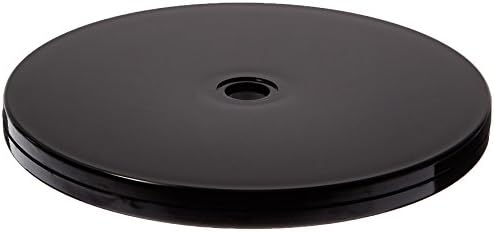 Азар прикажува 610166-BLK 6 Широк револвиран дисплеј база-рамен во црна боја