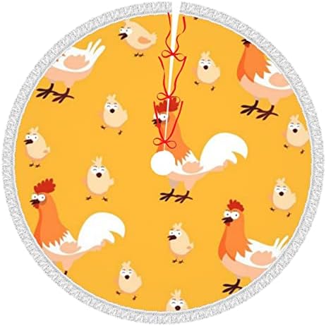 Пилешко Пилешко Печатење Елка Здолниште Со Ресни 48 Задебелување Божиќни Здолништа Божиќни Украси