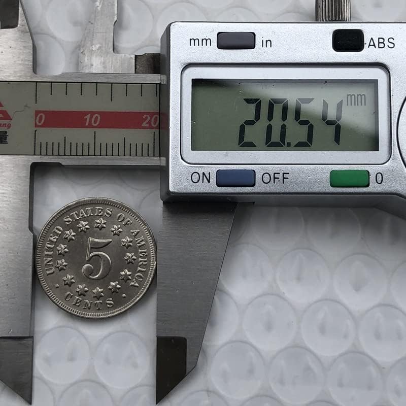 20. 5ММ1870 Американски Никел Монета Никел-Направени Монети Антички Занаети Странски Комеморативни Монети