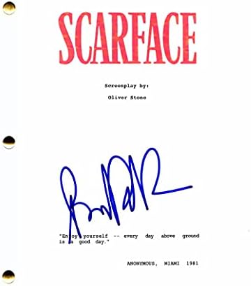 Brian de Palma потпиша целосна скрипта за филмови со Autograph Scarface - Ал Пачино, Недопирливите, Кери, облечени да убијат, мисија: невозможно,