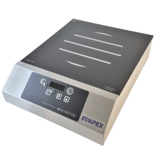 Equipex GL1800 PBS Adventys Countertop Комерцијална индукција Cooktop/опсег со горилник, 120V