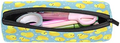 Тнаигнди гумена патка торбичка за момчиња за девојчиња, гумен патка меур молив за возрасни, торби со моливи со патент за жени мажи