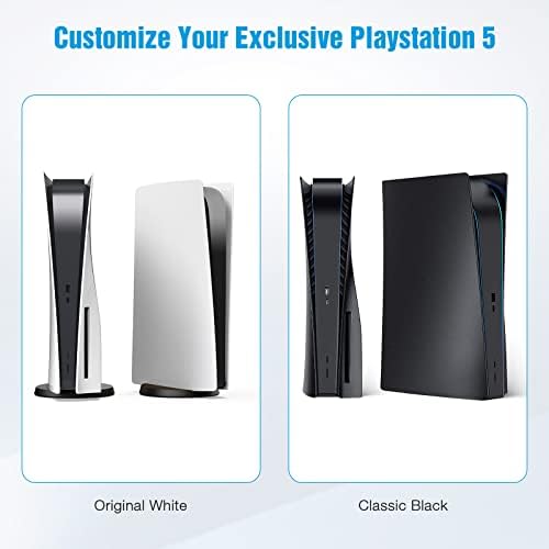 PowerextraPro PS5 Faceplate За Playstation 5 Конзола, Анти-Гребење Прашина Ps5 Конзола Покритие, PS5 Плочи ЗА Диск Издание, Премиум