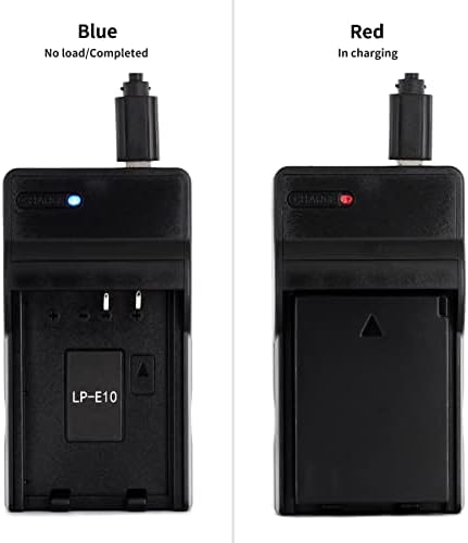 USB полнач LP-E10 за Canon EOS 1100D, EOS 1200D, EOS Kiss X50, EOS Rebel T3 камера и повеќе