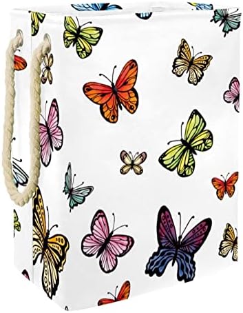 Нехомер Шарени Пеперутки Печатат Големи Пречки За Перење Водоотпорна Склопувачка Облека Ја Попречува Корпата За Организатор