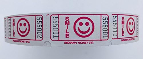 Насмевка Билет Ролна - 2000 Билет по ролна Од Индијана Билет Ко