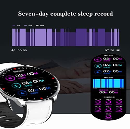 UtlJPW Smart Watch Fitness Tracker For Men, Smart Watch Одговори Повикувања за активности за активност со 1,32 инчен допир HD екран IP68 водоотпорен