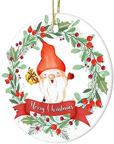 3 инчи Сканди Божиќни гноми Зимски венец цитат украси околу Божиќните украси за деца момчиња девојчиња кои висат украси за украсување на новогодишни