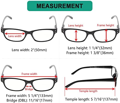 Очила Заштедете 10% На Комплет 5 Пакети Пролетни Шарки Очила За Читање За Мажи и 5 Пакети Класични Читатели +1.75