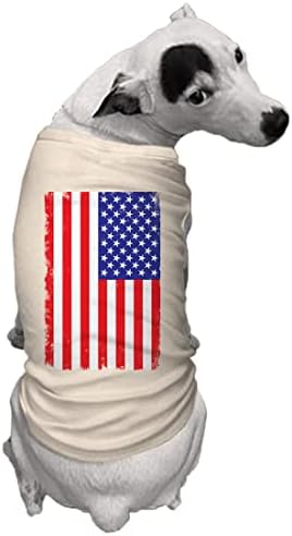 Потресена Кошула За Кучиња Со Американско Знаме