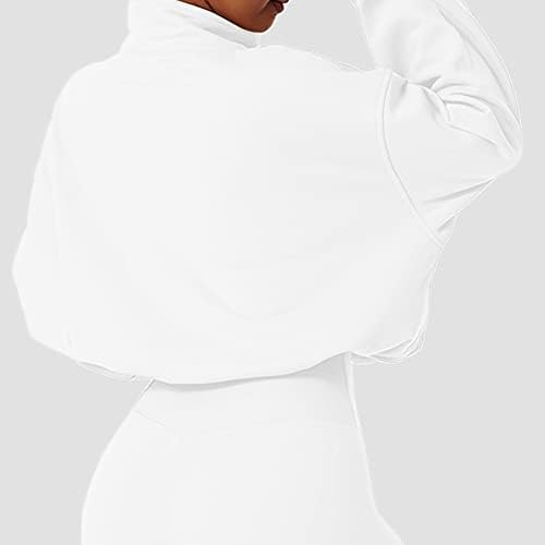 Talенска женска полу -патентска маичка со долги ракави со долг ракав со висок ракав, кој се искачи на тренингот на врвовите на
