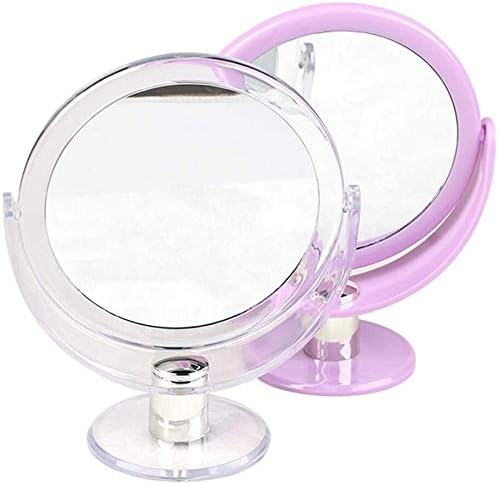 Simwa Vanity Mirror 7x огледало за шминка, двострано суета огледало, огледало за убавина, огледало со огледало од 6 инчи, преклопување