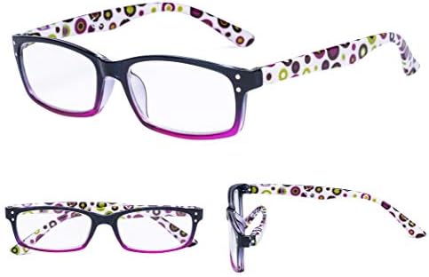 Гуд дами што читаат очила 4 парови, читатели на модели на жени, жени симпатични очила за читање очила