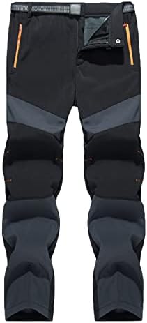 Машки панталони блокирајќи го тенок вклопена плишана топла ветерница еластична мека обвивка на отворено велосипедизам за џемпери за џемпери