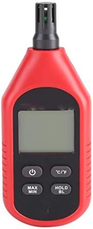 Jahh со соба термометар Дигитален термометар хигрометар температура на воздухот мерачи на дигитална влажност мерач со штанд со голем екран