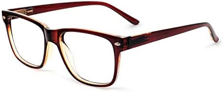 Occi Chiari Големи очила за читање мажи 2.75 Преголеми читачи на плоштад со голема рамка 1.00 1.25 1,50 1.75 2.00 2.25 2.50 2.75