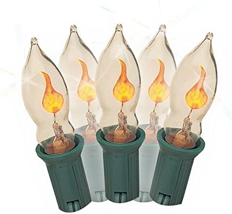 Brite Star 7 Count Flicker Flame Flame Light Set, јасно