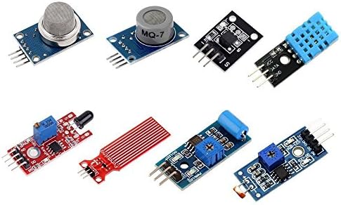 Kookye 20 во 1 комплет за модули за паметни домашни сензори за Arduino Raspberry Pi DIY професионалец