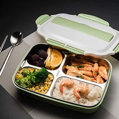 Кутија за ручек Кутија За Ручек Од Нерѓосувачки Челик Супер Долга Изолирана Кутија За Ручек Одделен Студентски Возрасен Со капак преграда