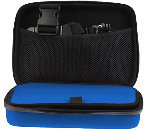 Navitech Blue Heavy Duty Rugged Hard Case/Cover компатибилен со Iconntechs IT 4K Ultra HD Wasserfeste SportAction Camera