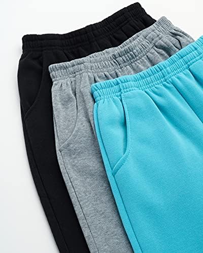 Кони Остров Девојки со џемпери - 3 пакувања Активни панталони со џогер со џебови - перформанси за џемпери за девојчиња