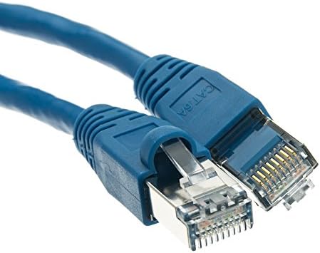 Кабел на големо 75 Нога Сива Cat6a Етернет Лепенка Кабел, Snagless/Подигање СО RJ45 Конектор, 500 MHz, 26 AGG, STP Заглавени Бакар, Интернет