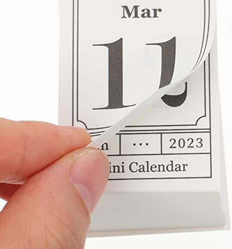 Оперитакс Минијатурен Календар За Биро 2023 Откинете Дневен Календар Меморандум Календар Calетски Распоредувач На Време Планер