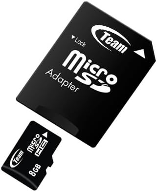 8gb Класа 10 Microsdhc Тим Со Голема Брзина 20mb / Сек Мемориска Картичка. Пламена Брза Картичка ЗА Lg Invision CG630 KF750 KM380. Вклучен