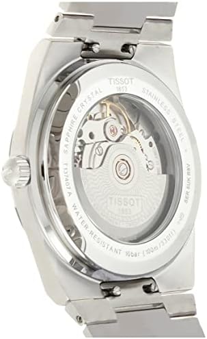 Tissot Менс PRX Powermatic 80 316L нерѓосувачки челик случај автоматски Часовник, Сива, Нерѓосувачки Челик, 12
