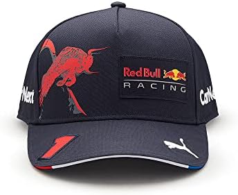 Red Bull Racing - Официјална стока во Формула 1 - Макс Верстапен 2022 Тимска капа - Унисекс - морнарица - една големина